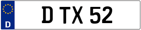 Truck License Plate